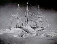 The Belgica trapped in the ice